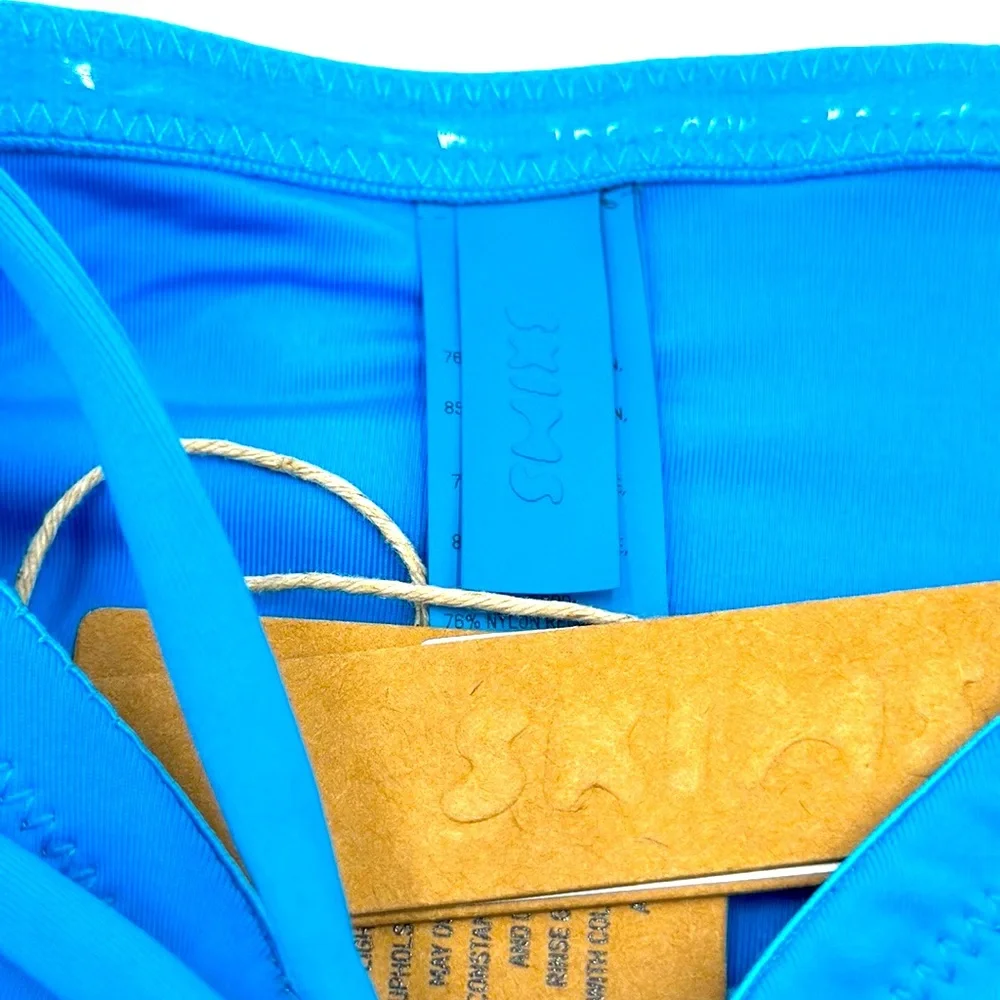Skims Recycled Swim Long Sleeve Bikini Top Size Large